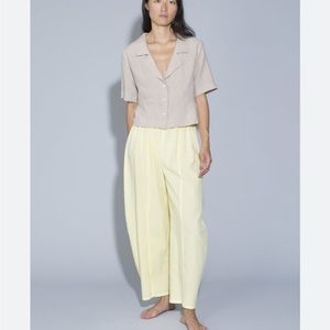 Ilana kohn yellow Abe cotton pants size M
